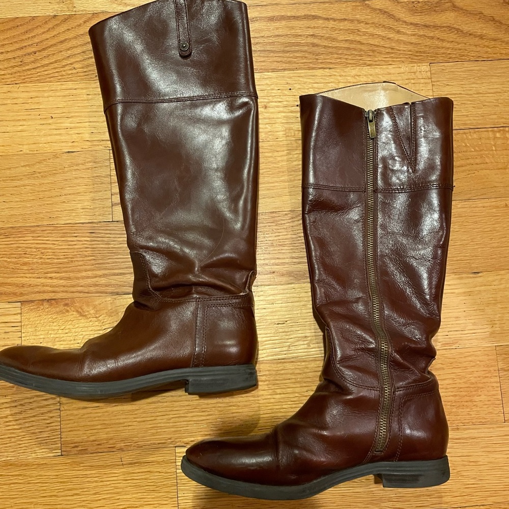 Enzo Angiolini leather riding boots